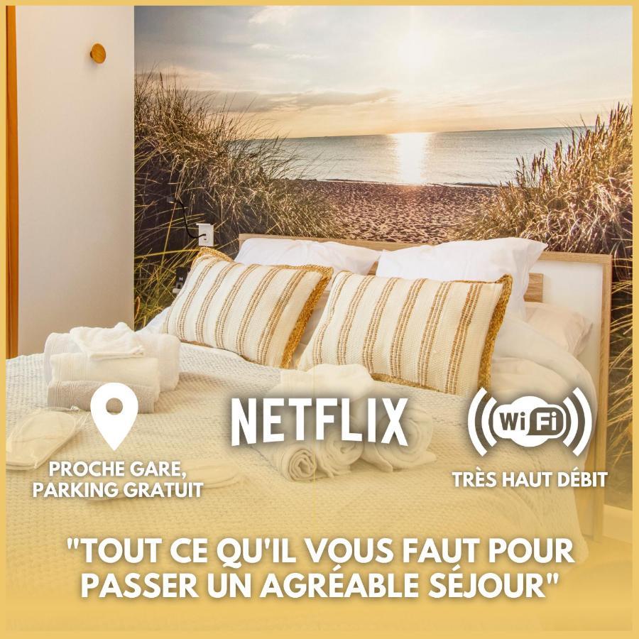Soleil D'Ete - Netflix & Wifi - Balcon - Climatisation - Parking Gratuit - Check-In 24H24 - Emplacement Velos - Goodmarning Chalons en Champagne Exterior photo