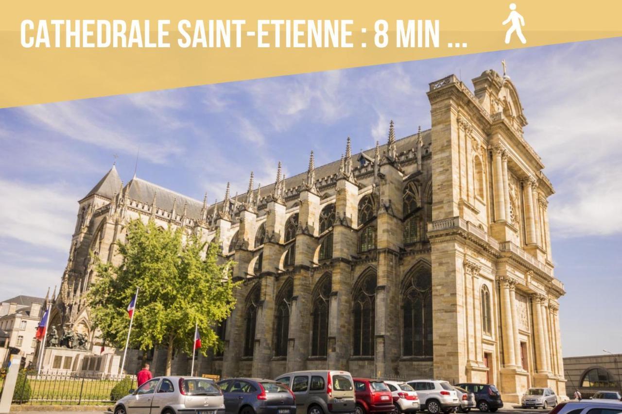 Soleil D'Ete - Netflix & Wifi - Balcon - Climatisation - Parking Gratuit - Check-In 24H24 - Emplacement Velos - Goodmarning Chalons en Champagne Exterior photo
